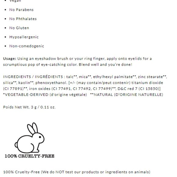 EYE SHADOW DUO Trifle Cosmetics Baklava Rose Gold Pistachio Highly Pigmented - Picture 13 of 13